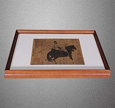 突泉书画装裱配框服务案例